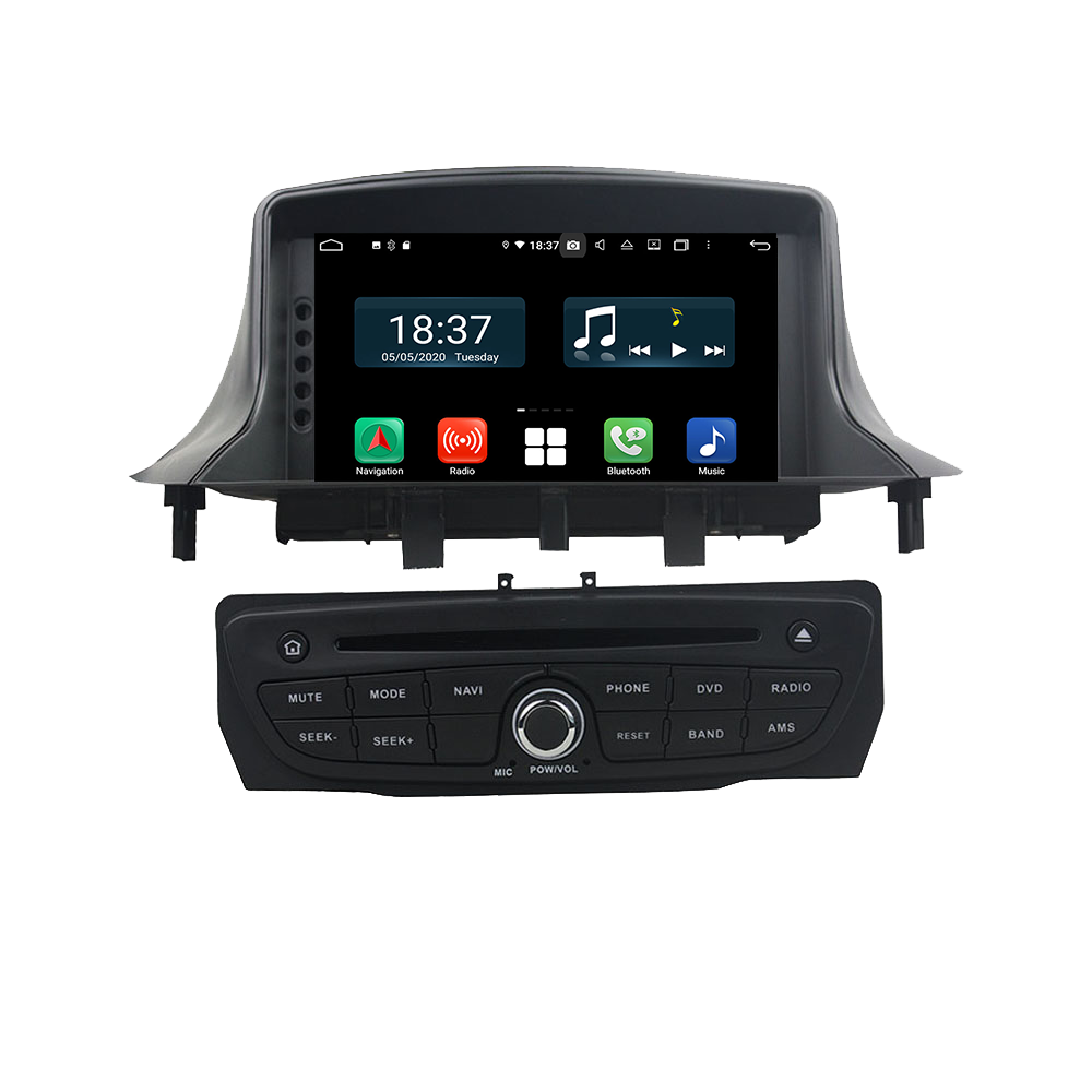 Android 14 For Renault megane 3 Car Radio Wireless Carplay Auto Player 2din Video AHD Multimedia Stereo DVD Player