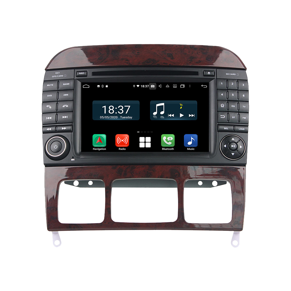 Android 14 For Mercedes Benz S Class Car Radio Wireless Carplay Auto Player 2din Video AHD Multimedia Stereo DVD Player