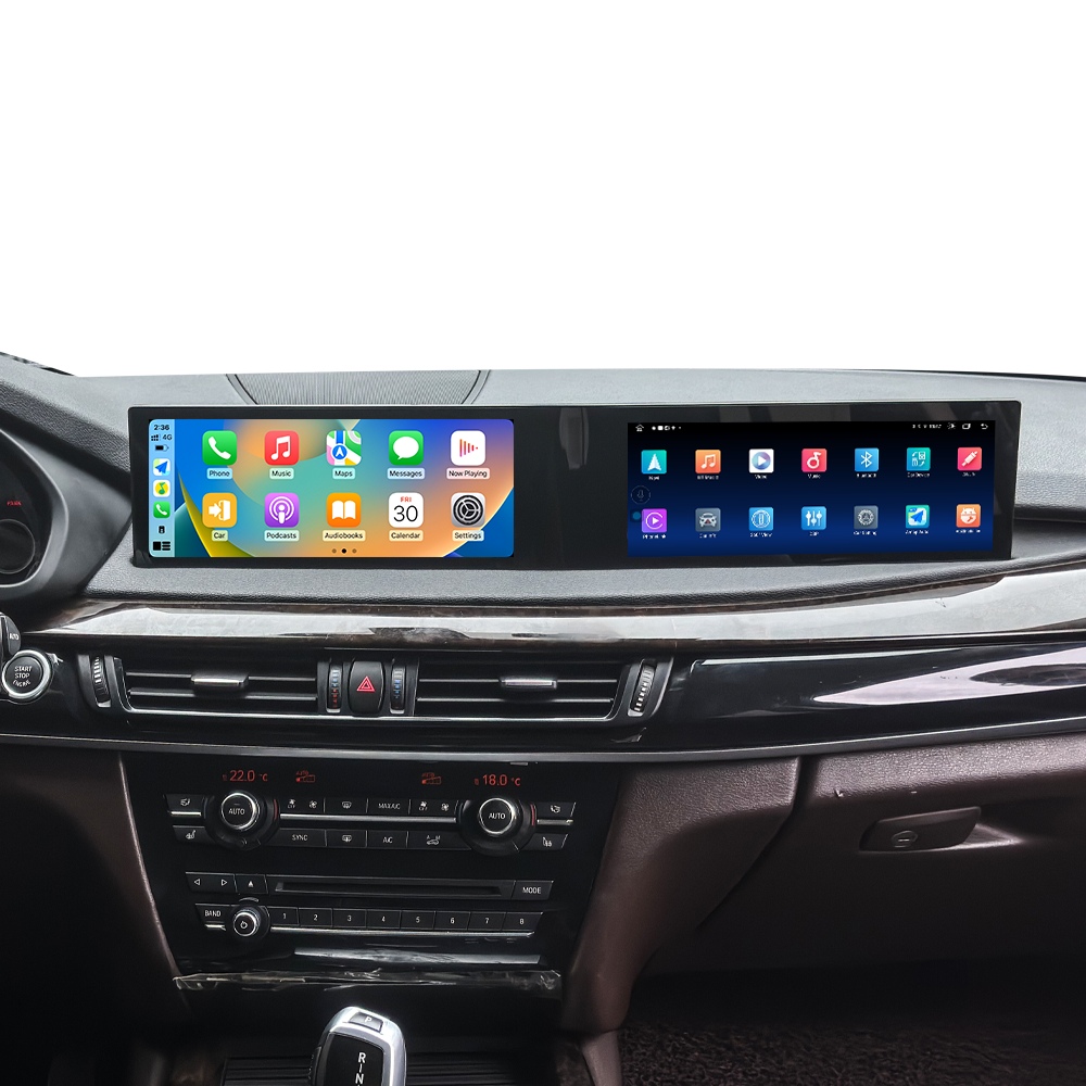 Aotsr 24.5 Inch screen For BMW F10 F11 F07 F15 F16 2014-2018 Car Multimedia Player GPS Navigation ID8, Android 13 Head unit 