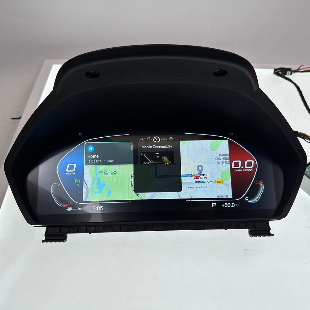 LCD Instrument Dashboard For BMW X1 F48 Digital Cluster Meter Screen Virtual Cockpit Speedometer Carplay Navigation