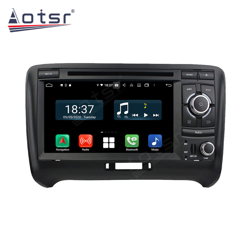 Android 14 For Audi TT 2006-2013 Car Radio Wireless Carplay Auto Player 2din Video AHD Multimedia Stereo DVD Player