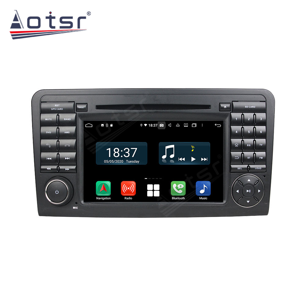Android 14 For Mercedes Benz ML Class Car Radio Wireless Carplay Auto Player 2din Video AHD Multimedia Stereo DVD Player