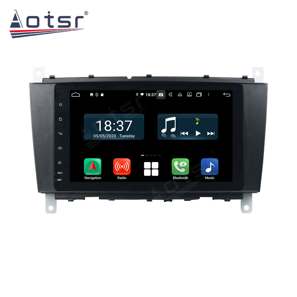 Android 14 For Mercedes Benz C Class Car Radio Wireless Carplay Auto Player 2din Video AHD Multimedia Stereo DVD Player