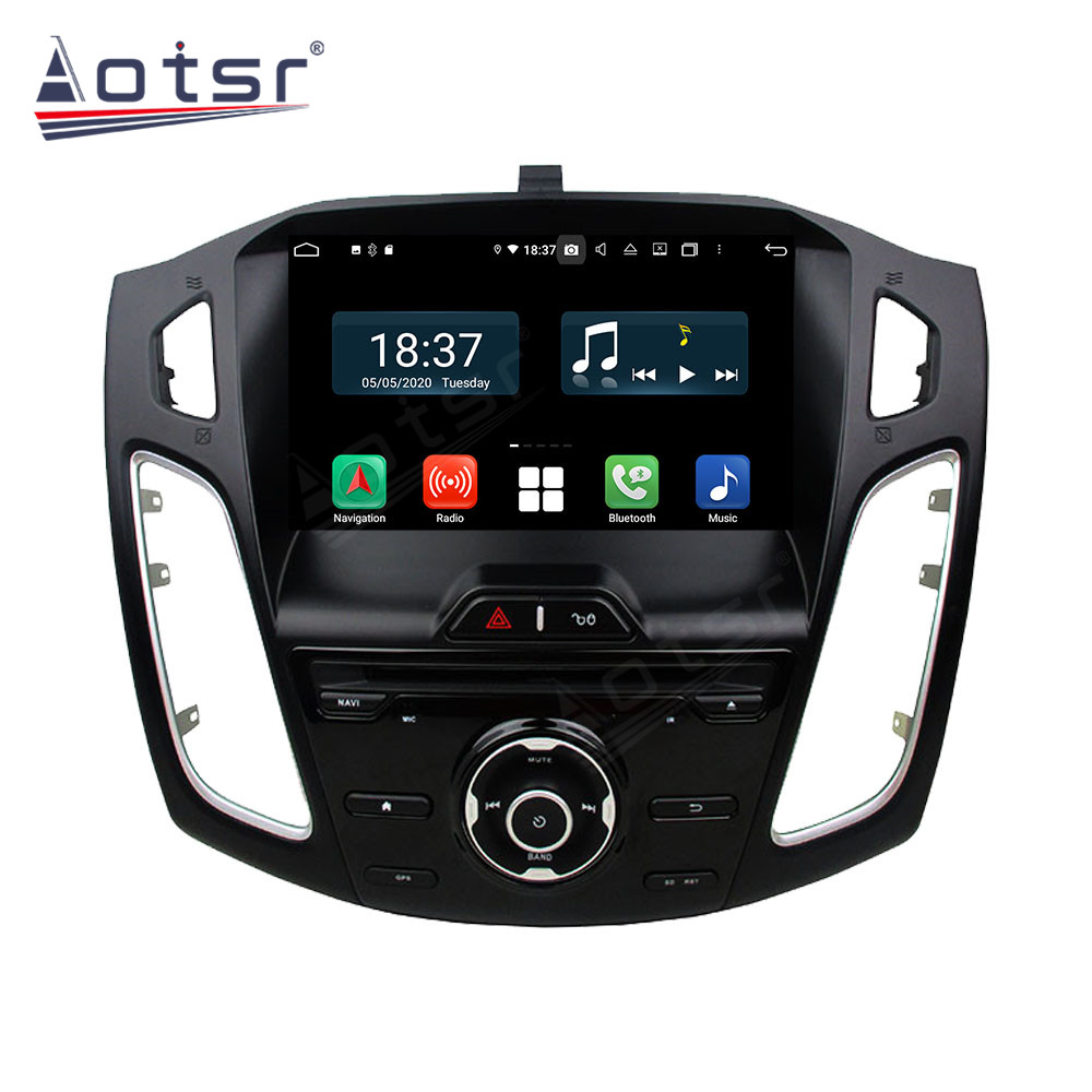 Android 14 For Ford Focus 2012-2015 Car Radio Wireless Carplay Auto Player 2din Video AHD Multimedia Stereo DVD Player