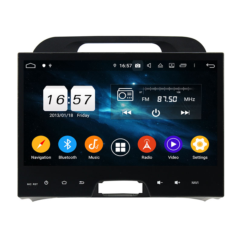 Android 14 For Sportage 2010-2012 Car Radio Wireless Carplay Auto Player 2din Video AHD Multimedia Stereo DVD Player