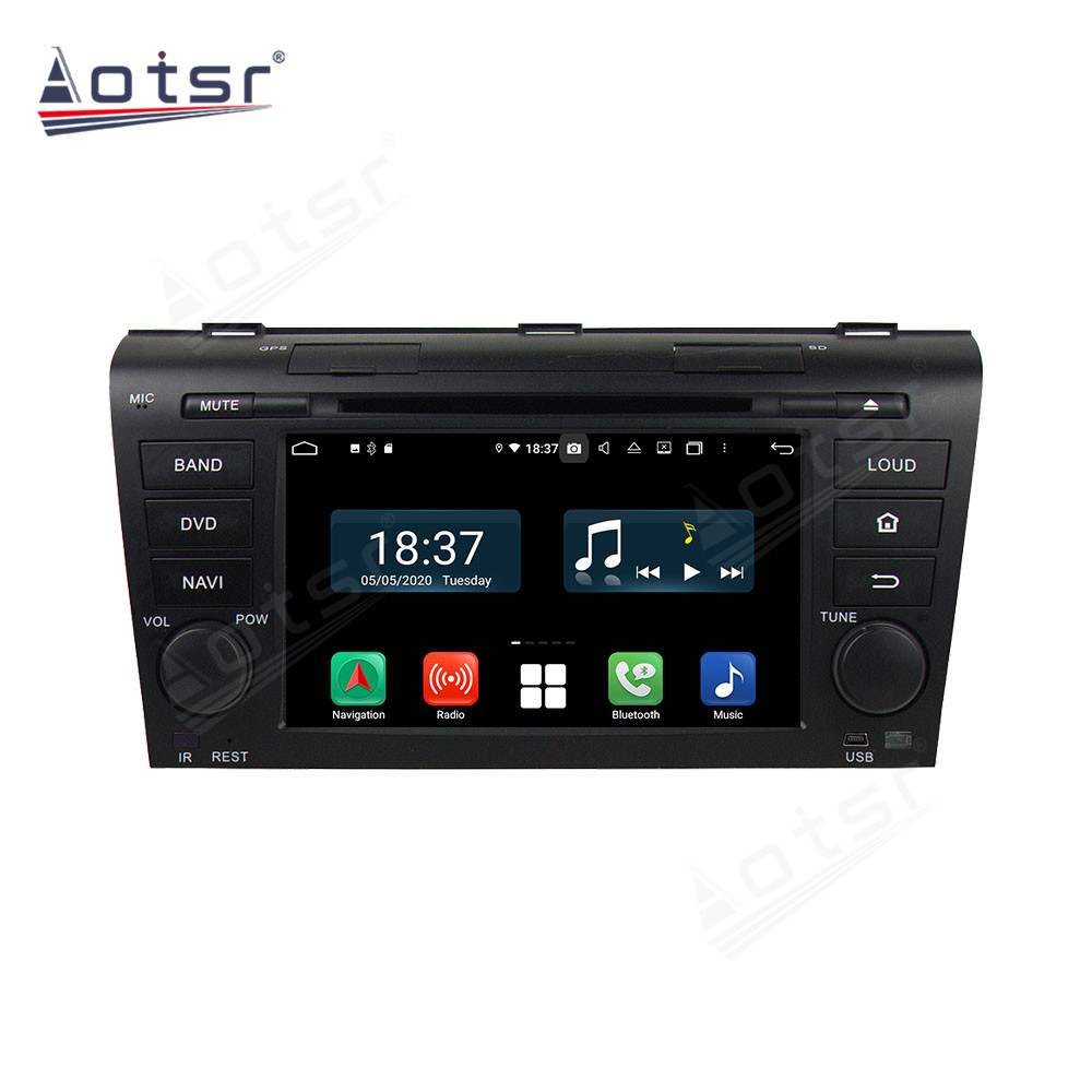 Android 14 For Mazda 3 2004-2009 Car Radio Wireless Carplay Auto Player 2din Video AHD Multimedia Stereo DVD Player