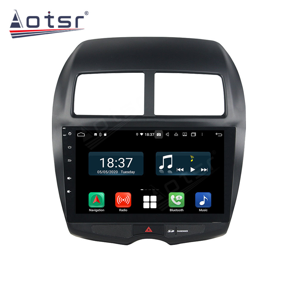 Android 14 For Mitsubishi Asx 2010-2012 Car Radio Wireless Carplay Auto Player 2din Video AHD Multimedia Stereo DVD Player