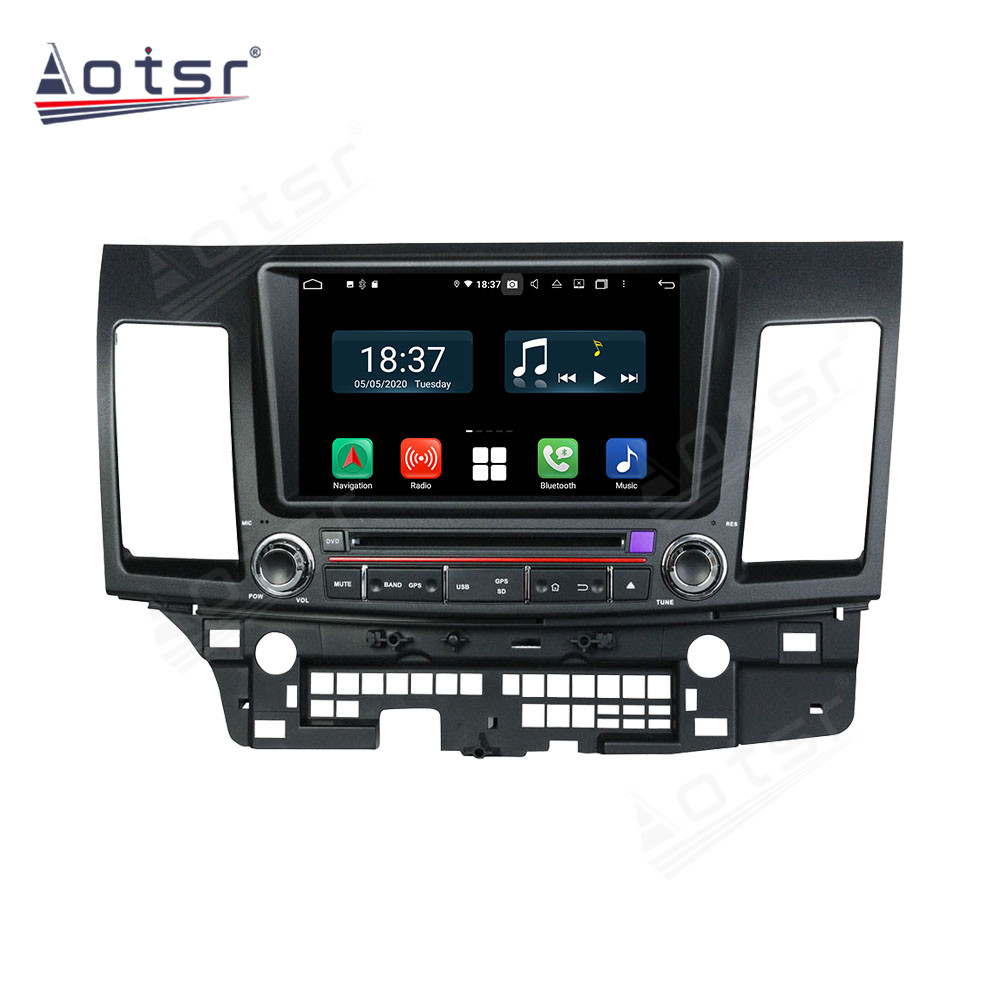 Android 14 For MITSUBISHI LANSER 2006-2012  Car Radio Wireless Carplay Auto Player 2din Video AHD Multimedia Stereo DVD Player
