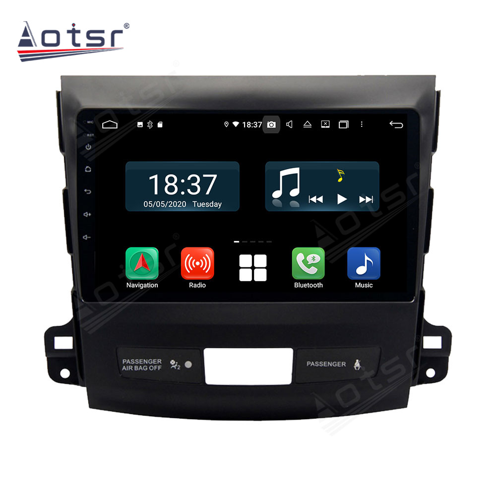 Android 14 For MITSUBISHI OUTLANDET 2006-2012  Car Radio Wireless Carplay Auto Player 2din Video AHD Multimedia Stereo DVD Player