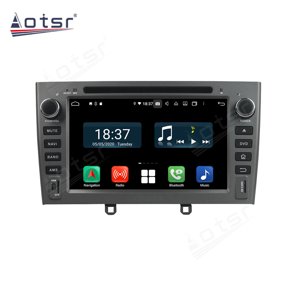 Android 14 For Peugeot 408  Car Radio Wireless Carplay Auto Player 2din Video AHD Multimedia Stereo DVD Player
