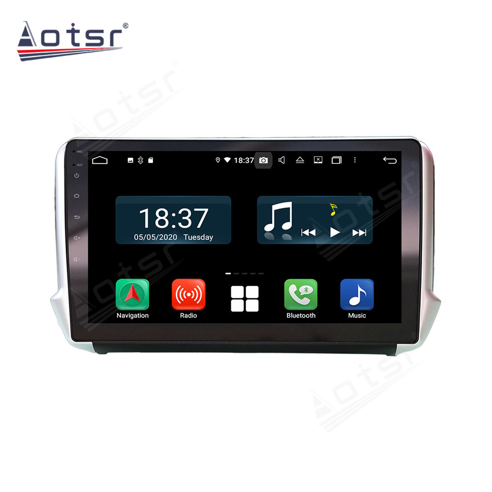 [Copy]Android 14 For PG 208  2008  2015-2020  Car Radio Wireless Carplay Auto Player 2din Video AHD Multimedia Stereo DVD Player
