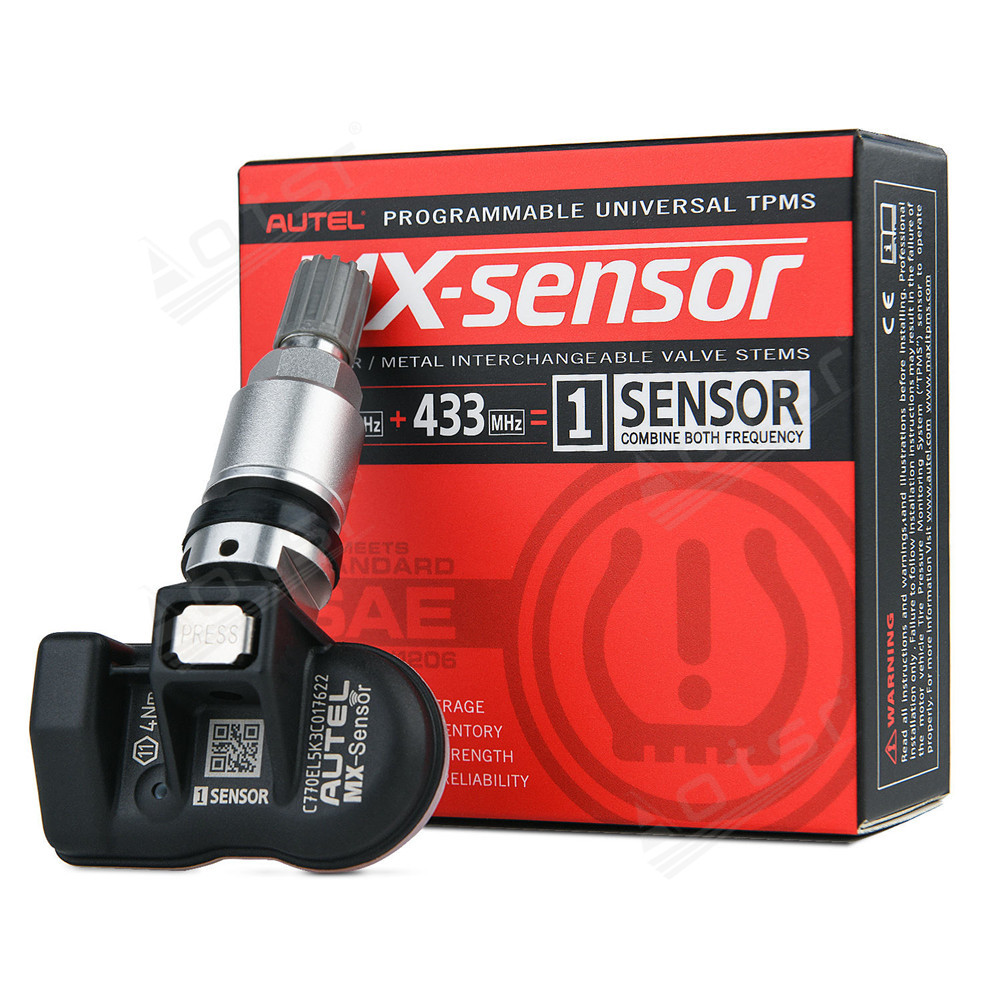 Aotsr For Autel TPMS MX Sensor 315MHz 433MHz Sensor 2in1 Clone-able Programming Sensors For TS501 TS508 Tire Pressure Monitoring Car Tool
