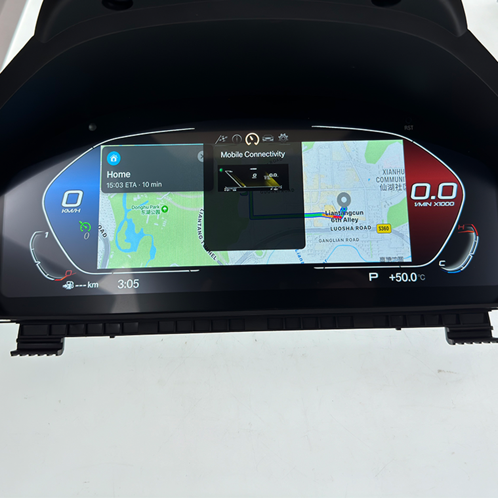 LCD Instrument Dashboard For BMW X1 F48 Digital Cluster Meter Screen Virtual Cockpit Speedometer Carplay Navigation