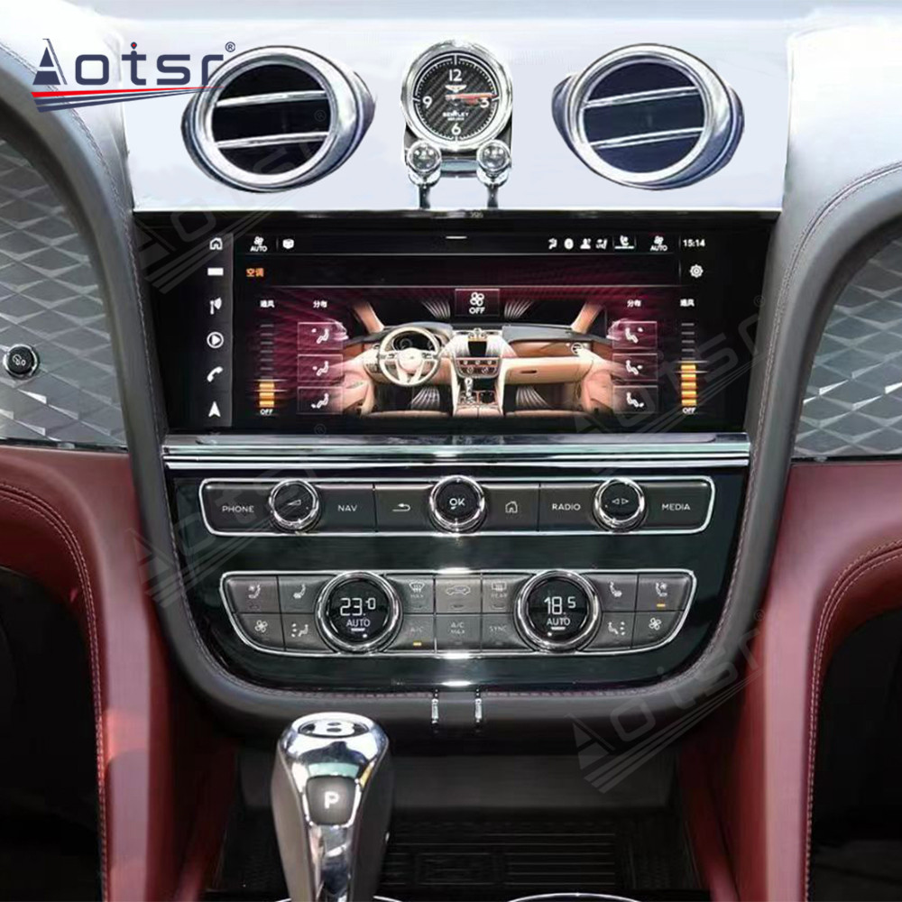 10.9" Car Radio Multimedia For Bentley -Bentayga -flying spur -continental 2005-2019 Car navi radio Upgrade Head Unit Carplay