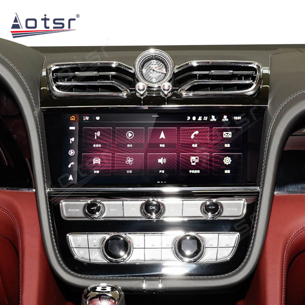 10.9" Car Radio Multimedia For Bentley -Bentayga -flying spur -continental 2005-2019 Car navi radio Upgrade Head Unit Carplay