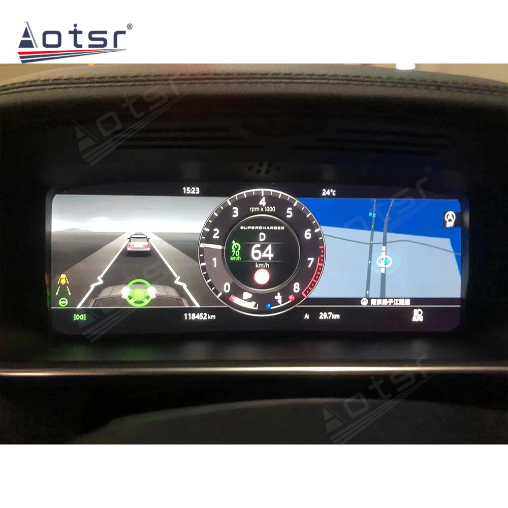 Digital Virtual Cockpit Cluster For Jaguar XE 2013-2020 Dashboard Panel Speed Meter Screen Head unit Instrument Panel