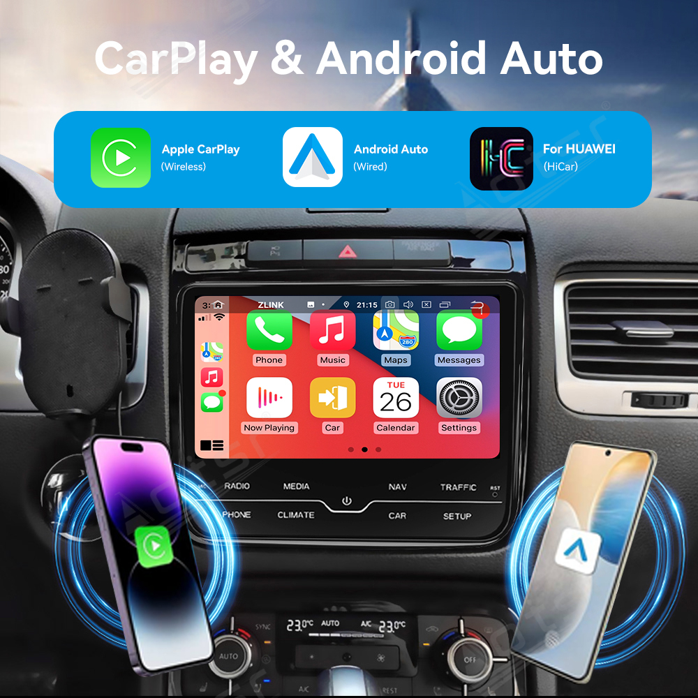8.4inch Android 13.0 Upgrade  For Volkswagen Touareg 2011-2017 Car Radio Multimedia navigator Stereo Receiver DSP Unit Carplay Android auto