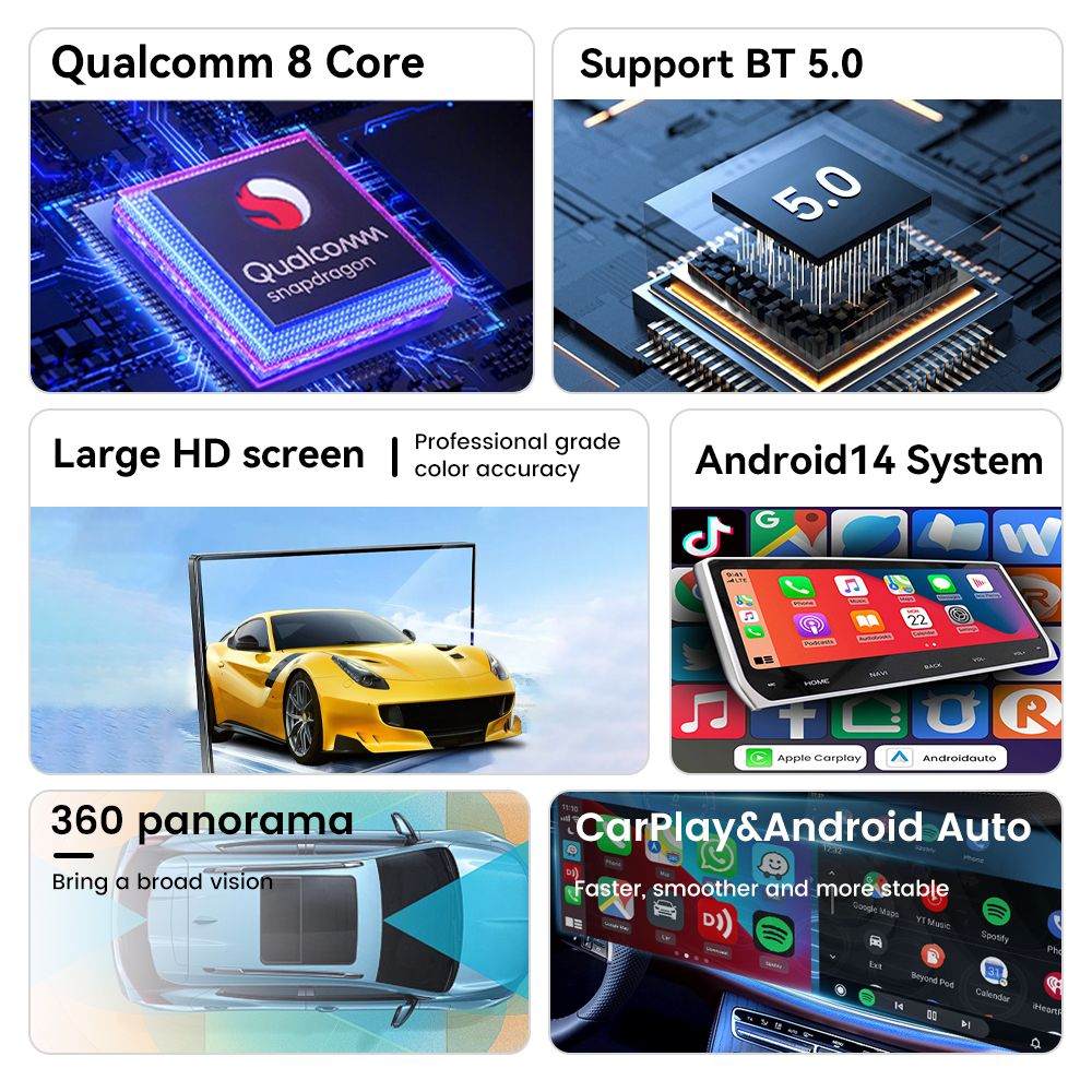 Qualcomm 15.8 inch Car Radio Android 14 For Mercedes Benz B Class W246  Car Carplay Auto Stereo GPS Navigation IPS Screen BT