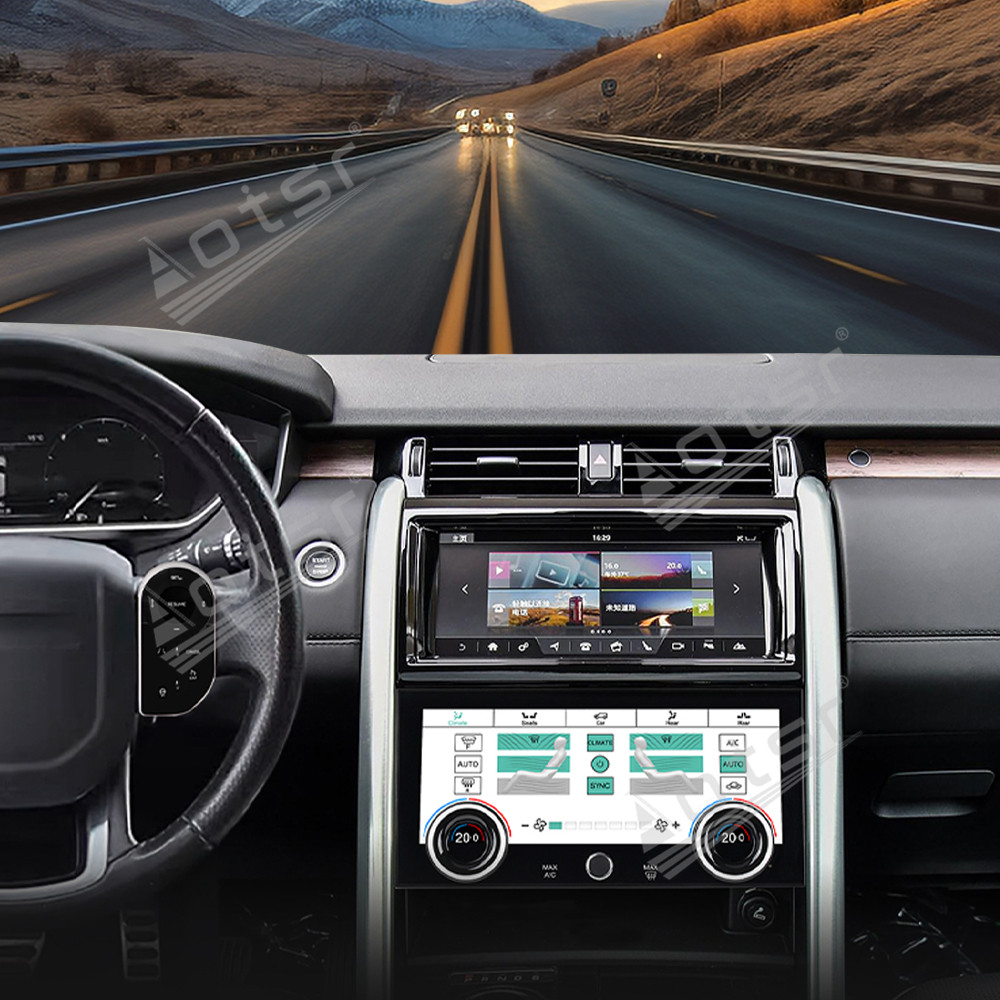 Aotsr For Land Rover Discovery 5 2017-2020 Auto Andriod 13 Car Radio + AC Climate Control Screen GPS Navi Carplay Stereo Head Unit DSP