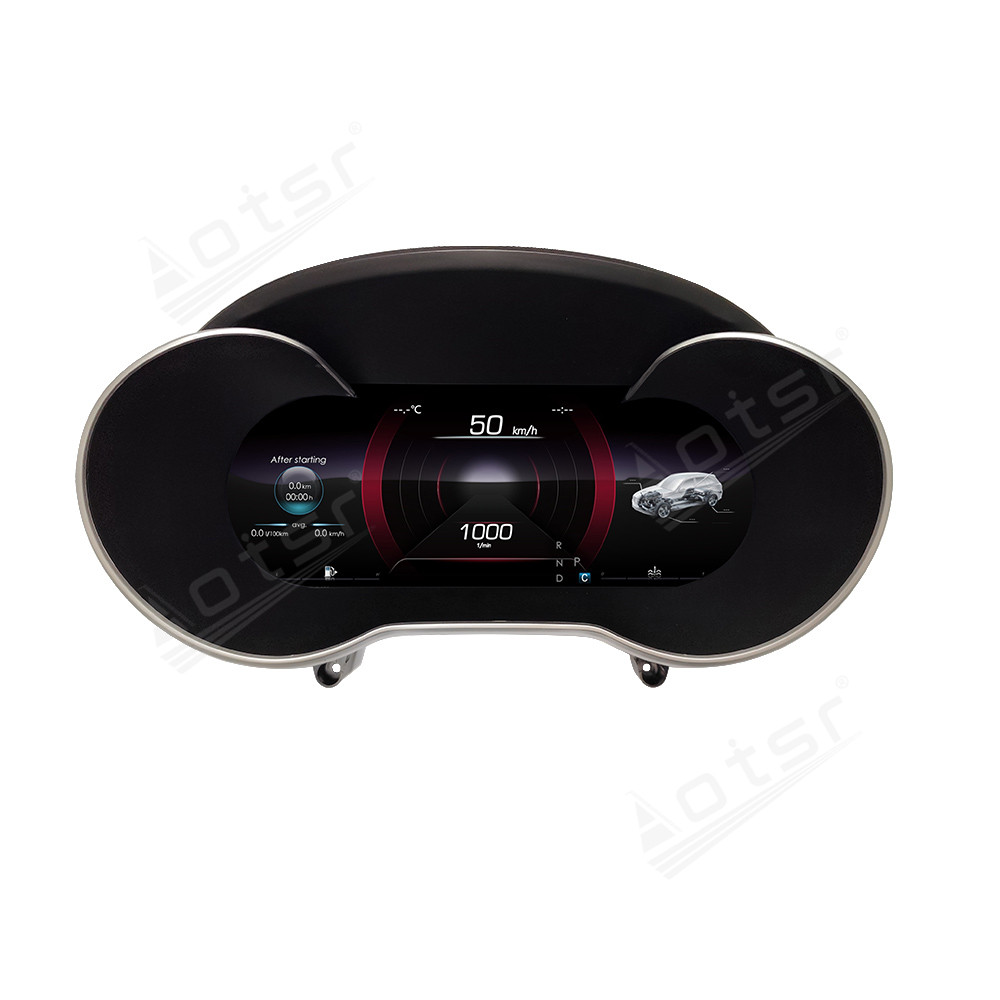 2 Din Dashboard Digital Cluster For Mercedes Benz C Class W205 2015-2018 Meter Screen Auto LCD Speedometer Display Head Unit