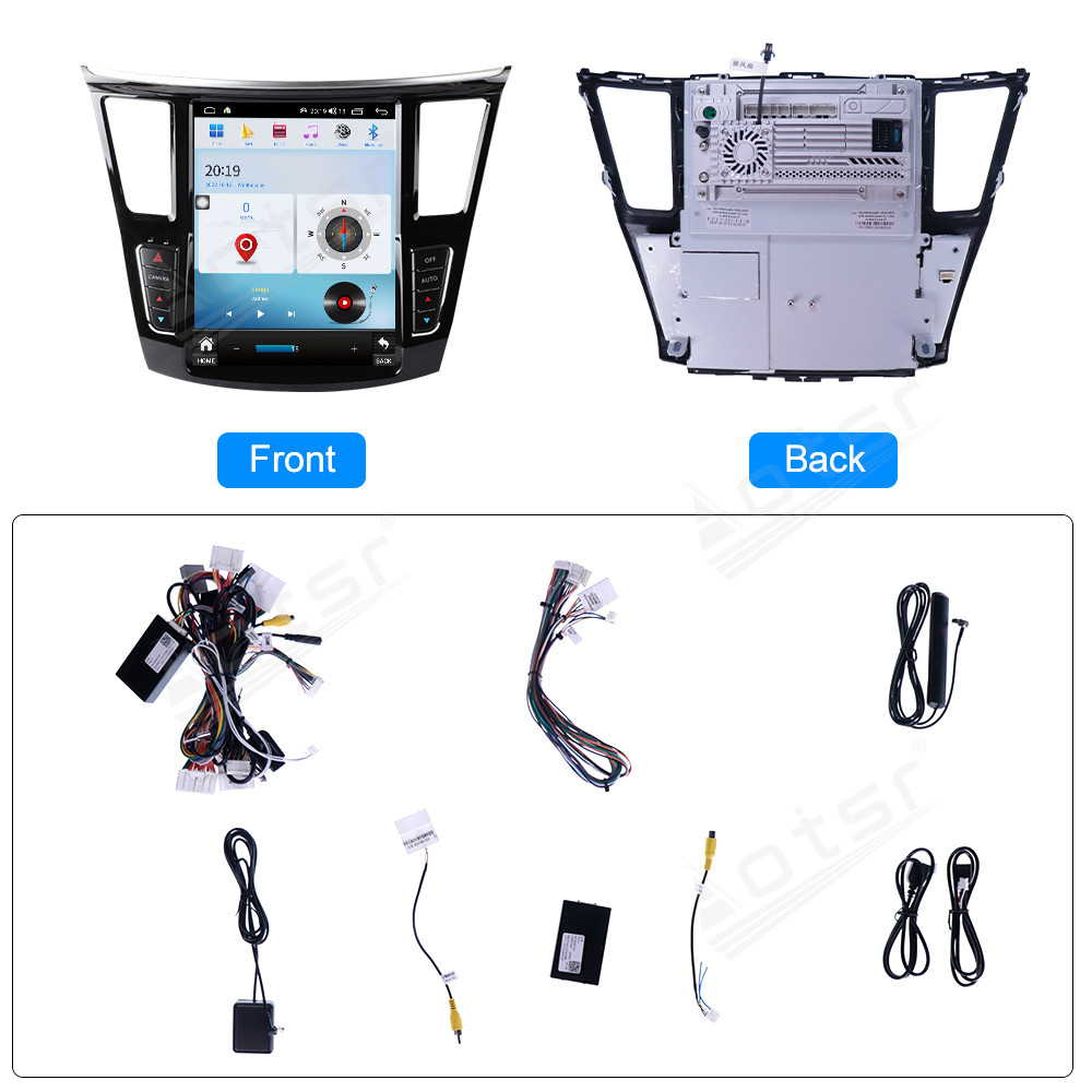12.1-inch Android 13.0 For lnfiniti QX60 IX35 2014-2019 Car Radio Multimedia navigator Stereo Receiver DSP Unit Carplay Android auto