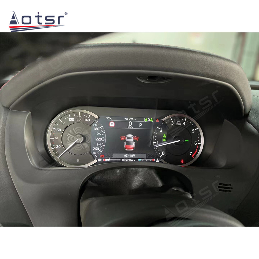 Digital Virtual Cockpit Cluster For Jaguar XE 2013-2020 Dashboard Panel Speed Meter Screen Head unit Instrument Panel