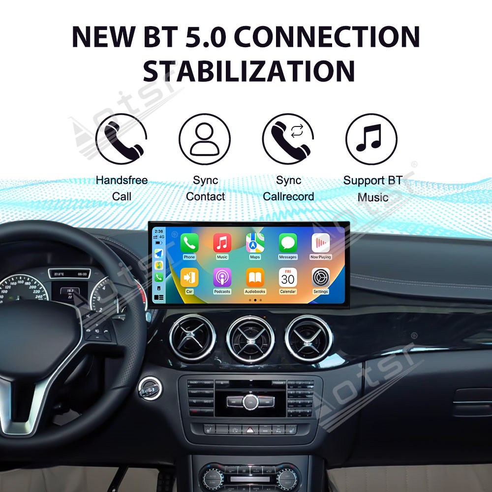Qualcomm 15.8 inch Car Radio Android 14 For Mercedes Benz B Class W246  Car Carplay Auto Stereo GPS Navigation IPS Screen BT