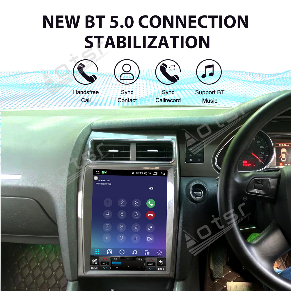 Aotsr 12.1 inch Car Radio Multimedia Player with Wireless For Audi Q7 2006-2015 CarPlay Android Auto Autoradio Stereo GPS Navigation WiFi