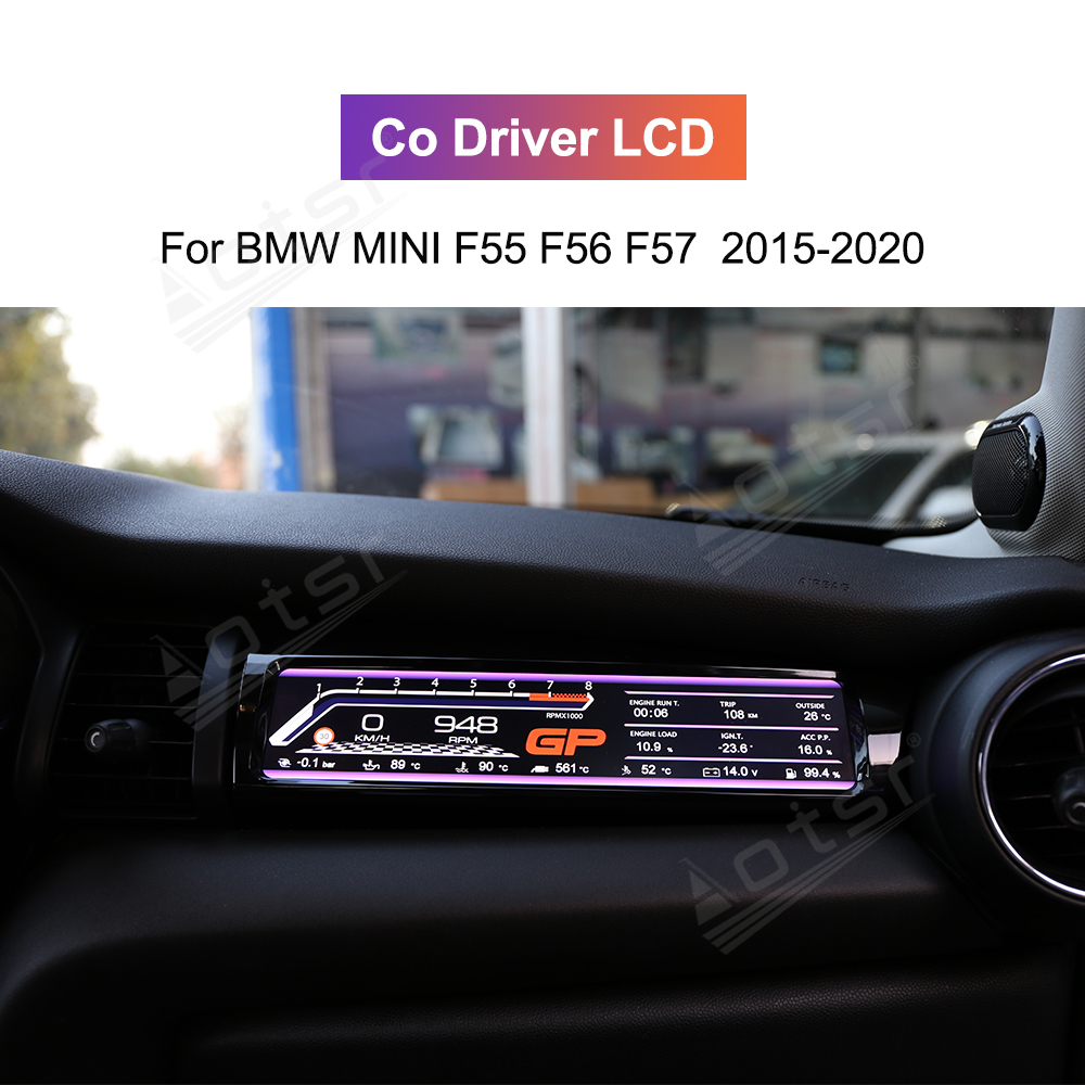 Co-pilot Digital cluster BMW MINI F55 F56 F57 2015-2020 Dedicated Car LCD Unit HD screen