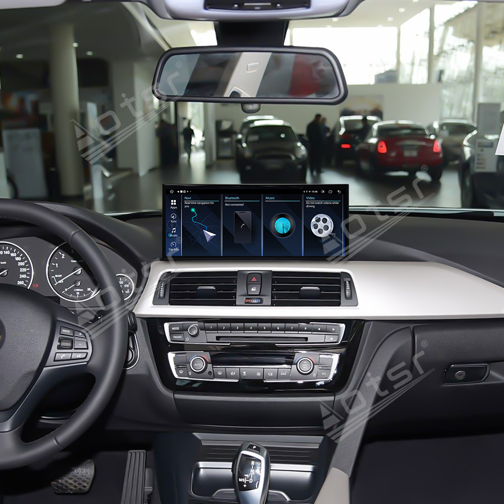 Aotsr 15.8 inch Android 14 Car Radio for BMW 3 Series F30/F31 2013-2017 NBT Wirless Carplay GPS Navigation Screen Upgrade Multimedia Player