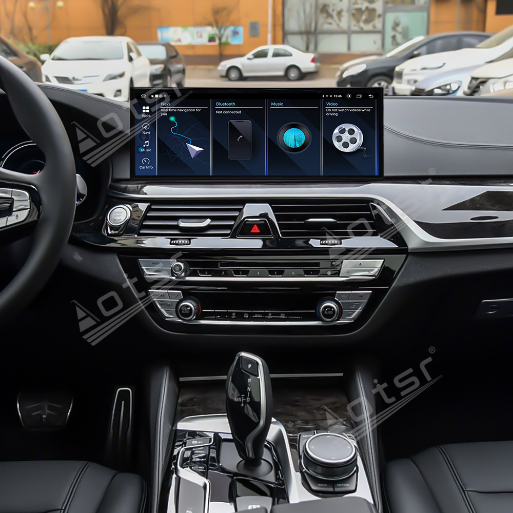 Aotsr 15.8 inch Android 14 Car Radio for BMW 5 Series G30 2018 Wirless Carplay GPS Navigation Screen Upgrade Multimedia Player