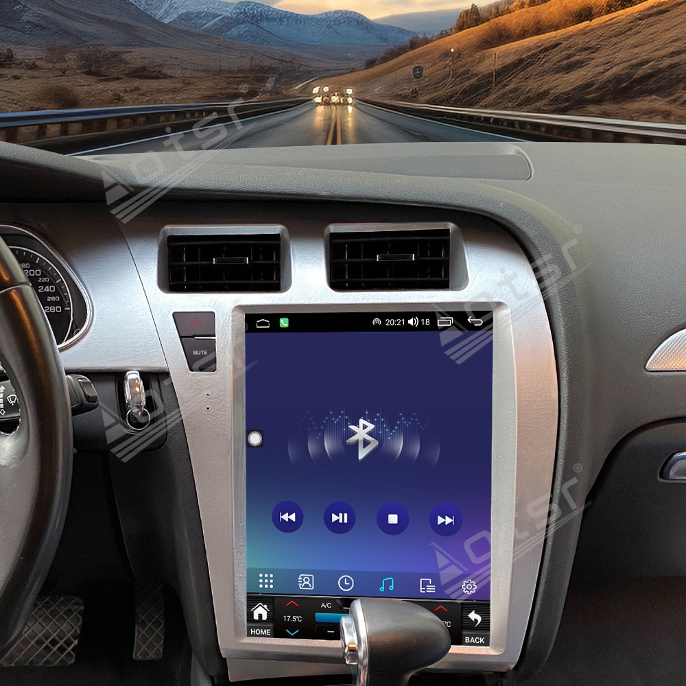 Aotsr Android 15 for Audi A4L 2009-2012 12.1 inch Car Radio Multimedia Player Head Unit GPS Navigation Stereo Screen Audio Carplay