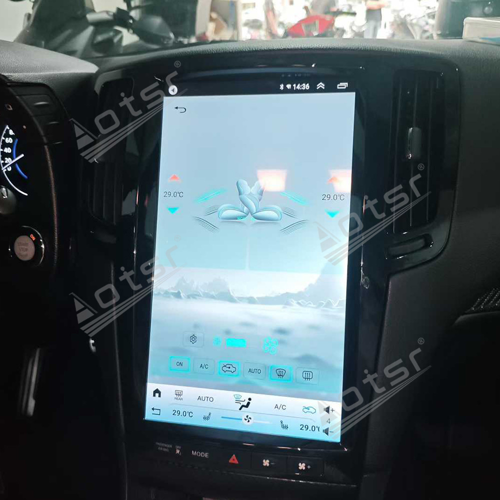 Aotsr 13.8 inch Car Radio Android 14.0 CarPlay for Infiniti G25/G35/G37 2003-2015 Multimedia Player GPS Navigation 4G WiFi DSP Stereo Bluetooth