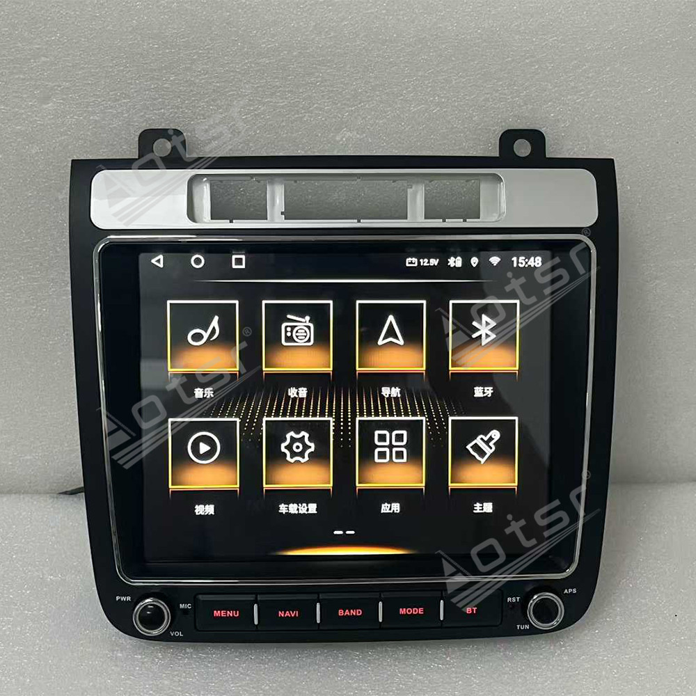 Aotsr 8.4 inch Car Radio Android 14 For Volkswagen Touareg 2011-2018 Navigation Audio DSP Stereo GPS Bluetooth Wireless Carplay 2 DIN WIFI