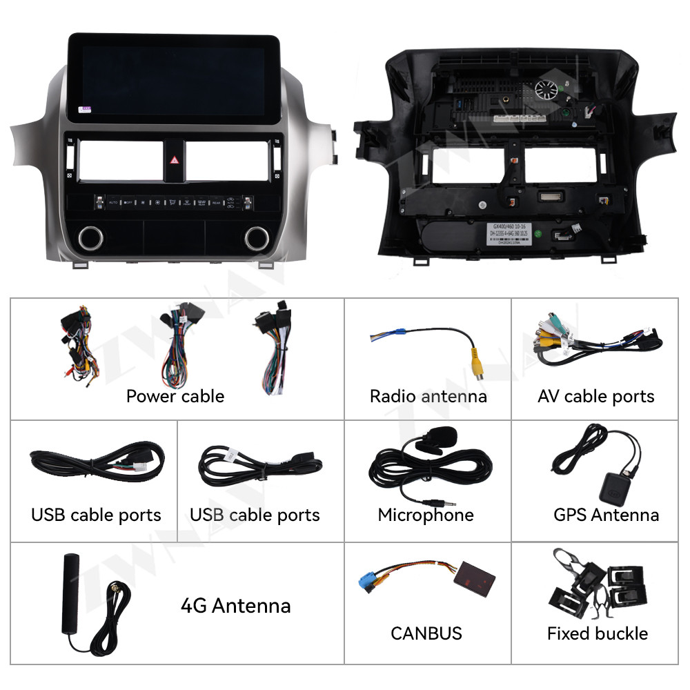 Aotsr 10.25 inch Car Radio multimedia video player CarPlay For Lexus GX460 2010-2019 Stereo GPS Navi Head Unit