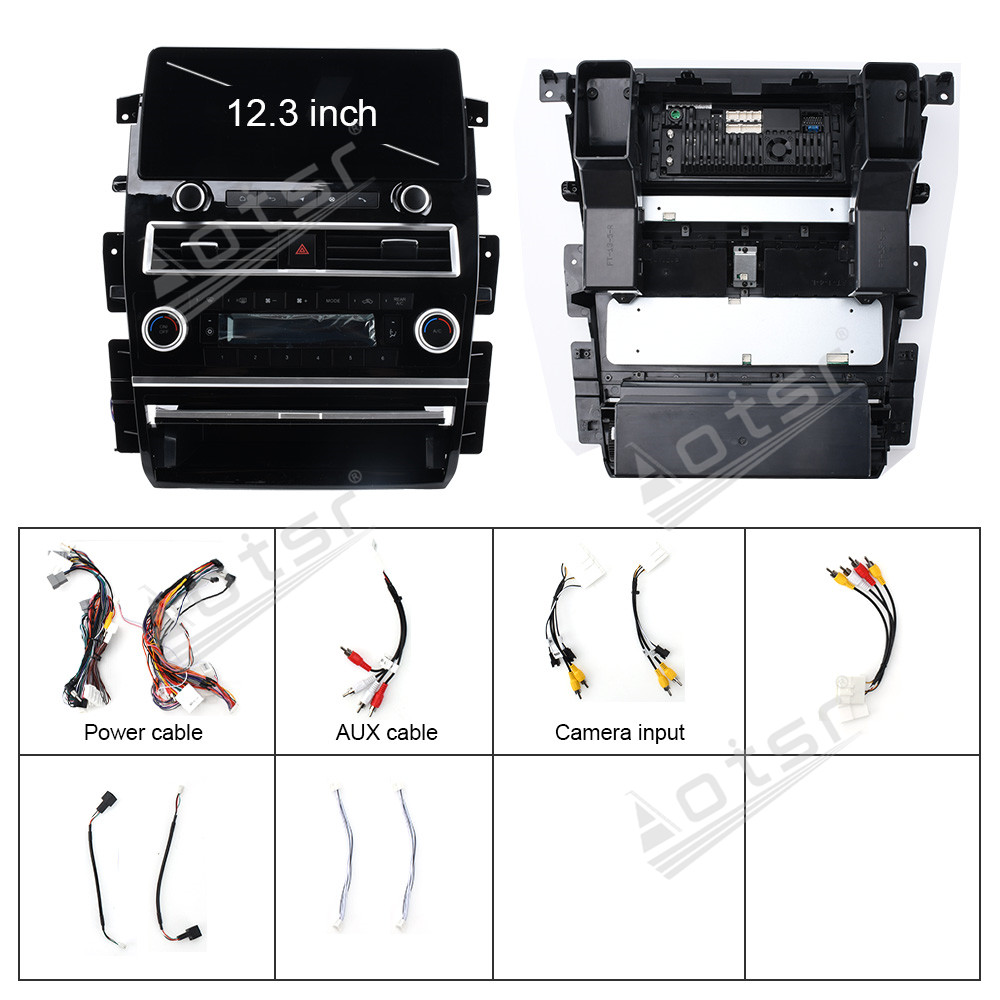 Aotsr 12.3/13.1 inches Nissan Amada Patrol Y62 2010-2021 Car GPS Navigation Radio Multimedia screen
