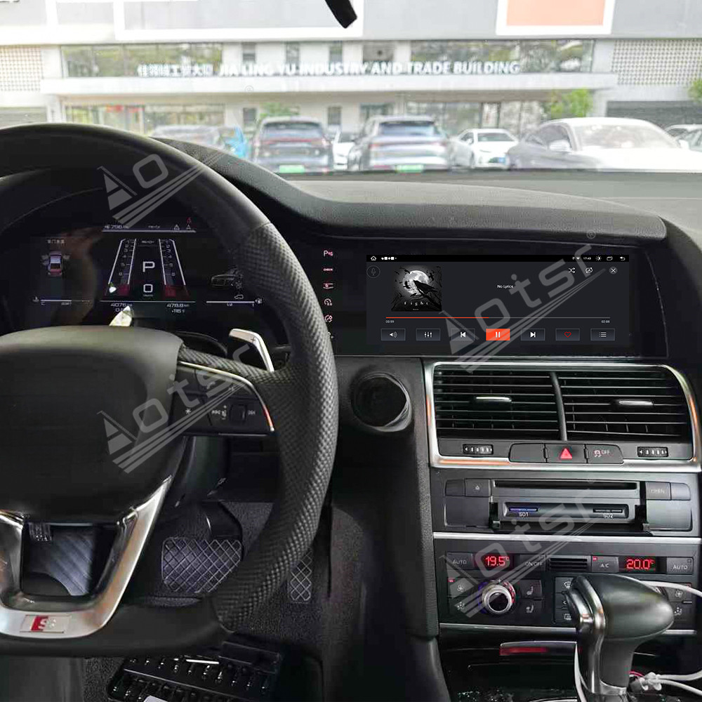 Android Auto Stereo Multimedia Player + Digital Cluster For Audi Q7 2006-2015 Dual Screen Car Radio Carplay GPS Navigation DSP