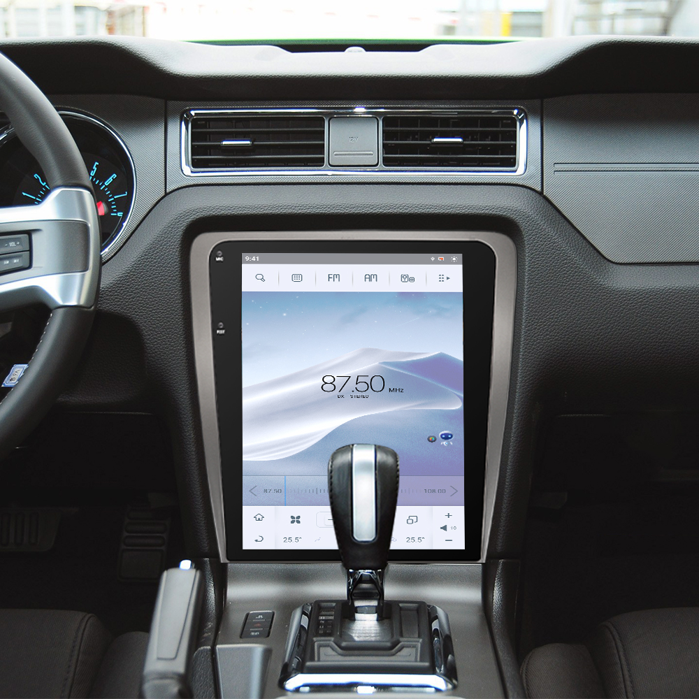 Aotsr for Ford Mustang 2009-2012 Android 13 Car Radio 12.1 inch Screen Navigation Device Wireless GPS Multimedia Player Carplay with