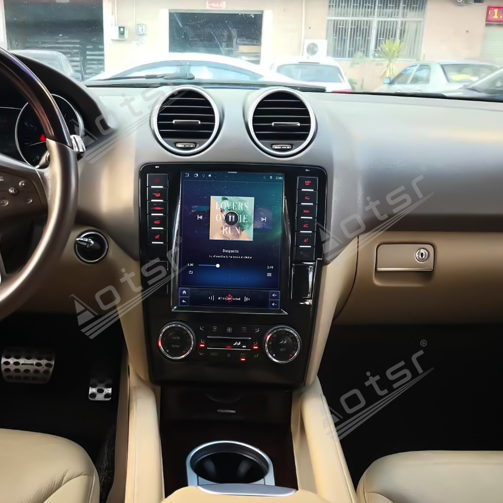 Aotsr 9.7 inch Car Radio For Mercedes-Benz GL ML W164 X164 2005-2011 Android 14 Radio Tesla Car Multimedia Player GPS Navi Head Unit