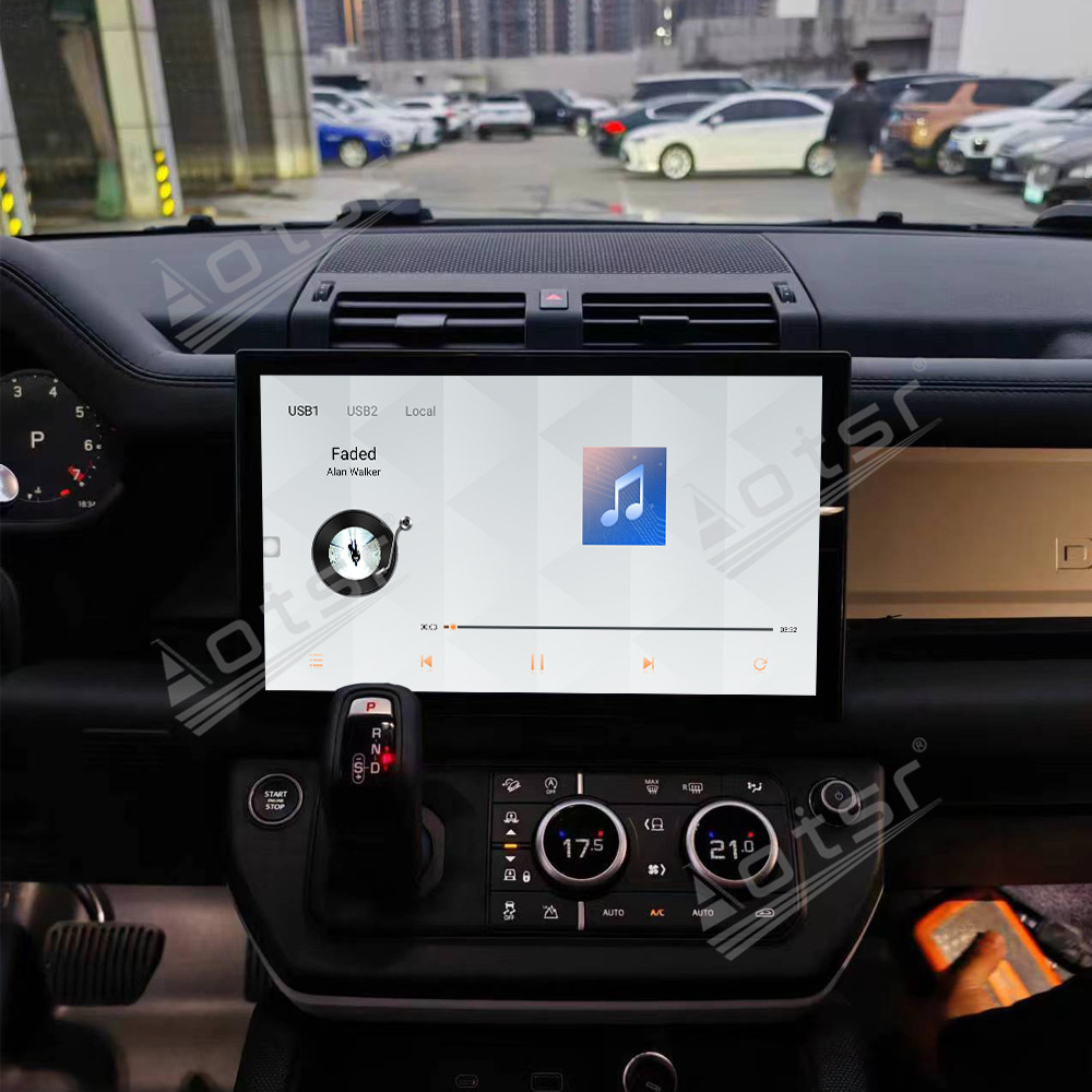 Aotsr Curved Screen 13.3" For Land Rover Defender 2018-2023 Android Carplay Car Radio Automotive Multimedia Player GPS Navi Head Unit