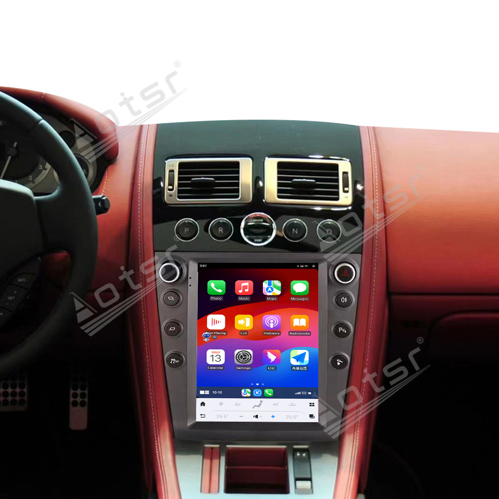Aotsr AI Voice Multimedia Stereo Androi For Aston Martin 2005-2015 GPS Navigation Car Radio Carplay Smart Touch Mirror Link Head Unit