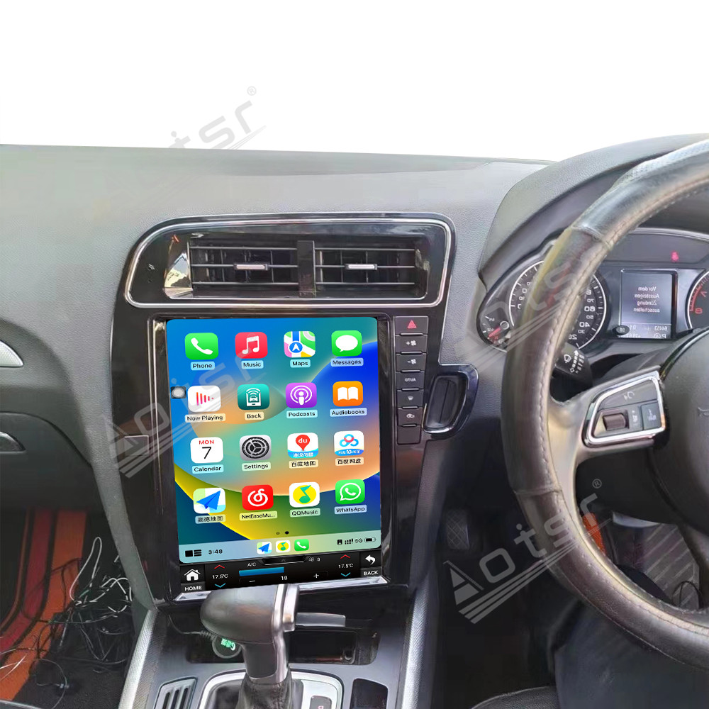 Aotsr  For Audi Q5 2010-2018 Android 14 Carplay 12.1 inch Car Radio Stereo Automotive Multimedia Stereo Player GPS Navigation Head Unit