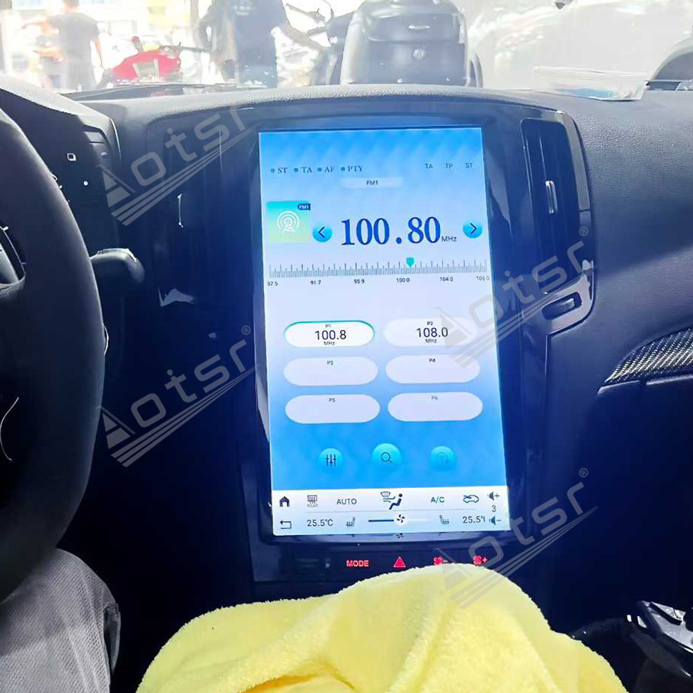 Aotsr 13.8 inch Car Radio Android 14.0 CarPlay for Infiniti G25/G35/G37 2003-2015 Multimedia Player GPS Navigation 4G WiFi DSP Stereo Bluetooth