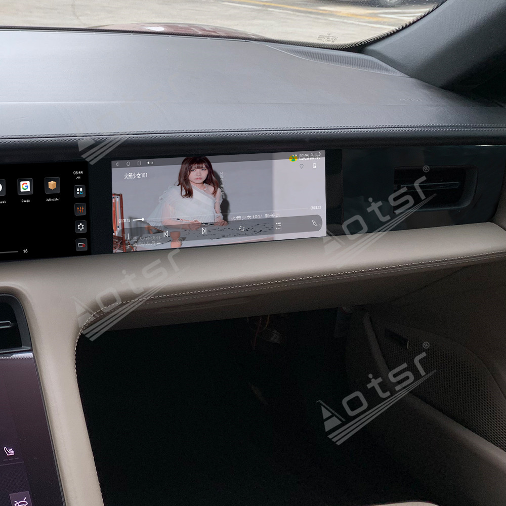 Android 13.0 GPS Navigation Carplay For Porsche Taycan 2019-2025 Car Radio Passenger Co-pilot Screen Multimedia Player Head Unit