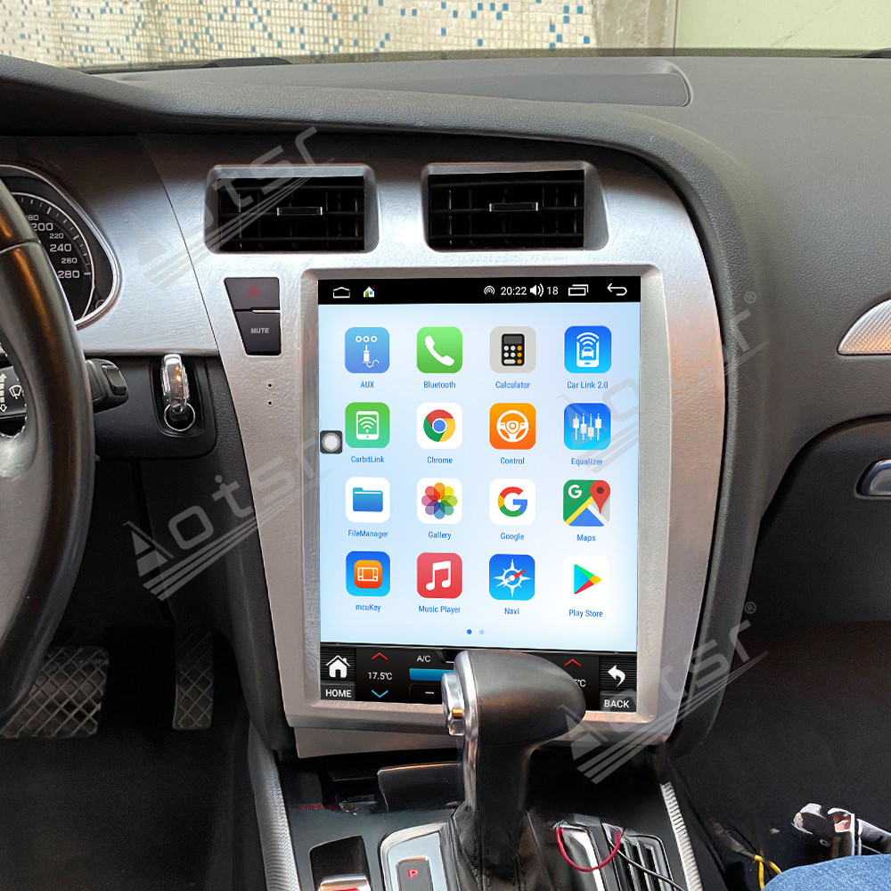 Aotsr Android 15 for Audi A4L 2009-2012 12.1 inch Car Radio Multimedia Player Head Unit GPS Navigation Stereo Screen Audio Carplay