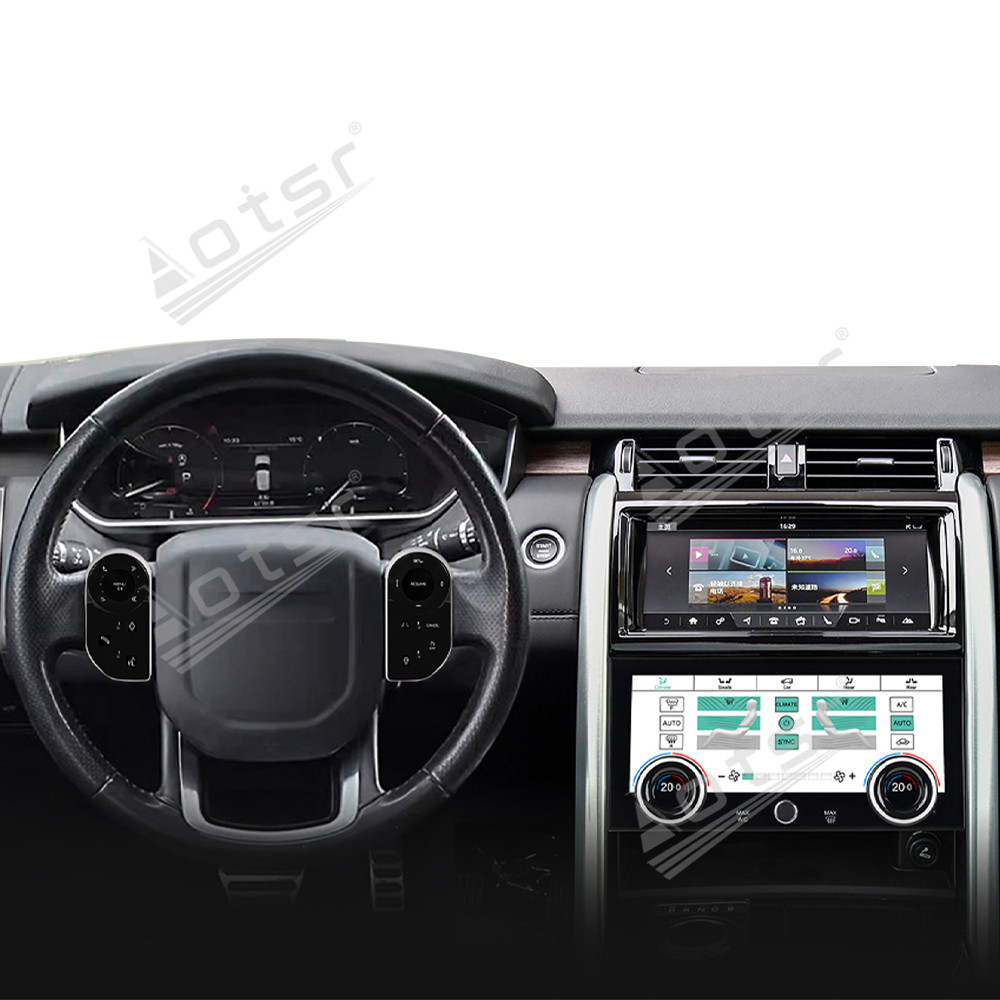 Aotsr For Land Rover Discovery 5 2017-2020 Auto Andriod 13 Car Radio + AC Climate Control Screen GPS Navi Carplay Stereo Head Unit DSP