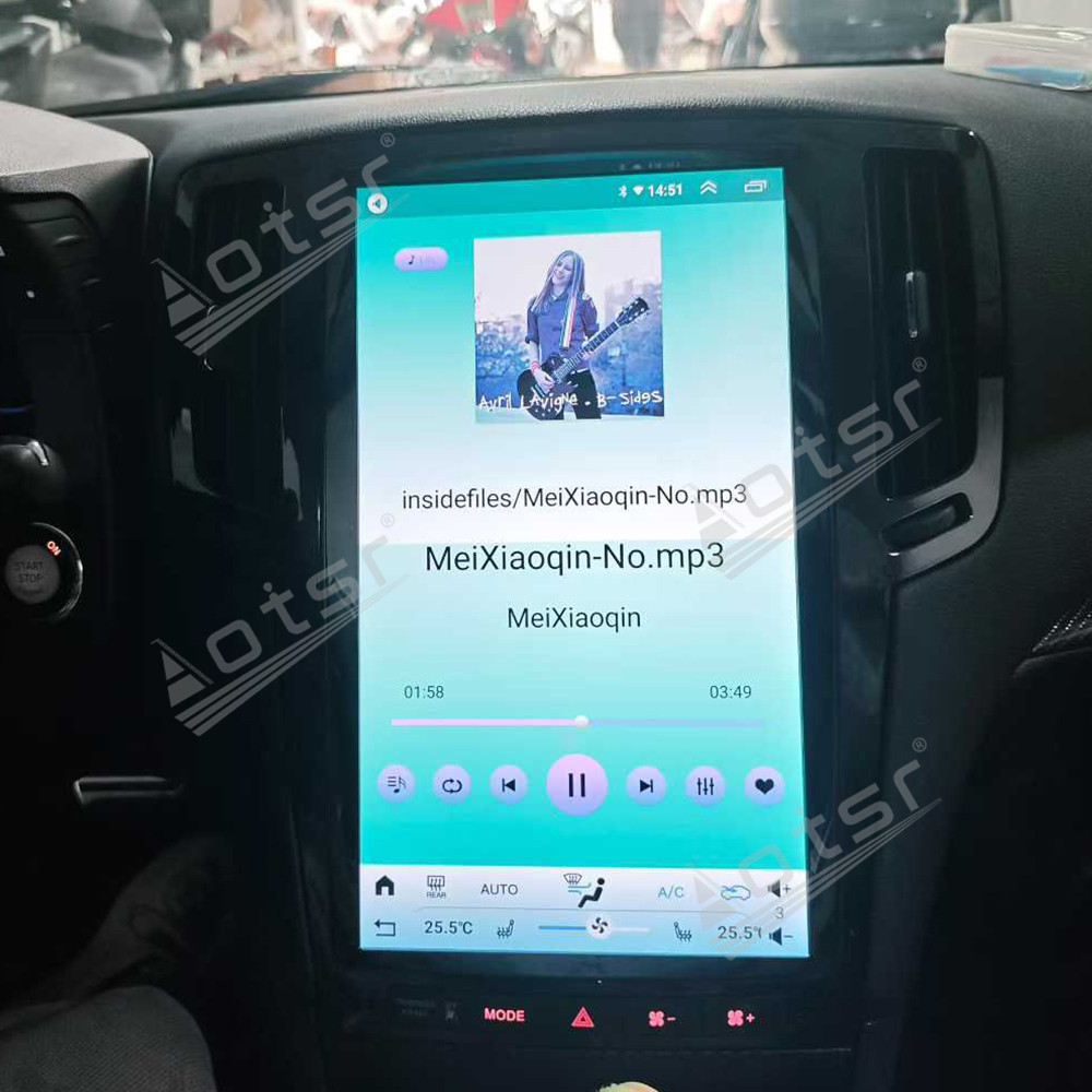 Aotsr 13.8 inch Car Radio Android 14.0 CarPlay for Infiniti G25/G35/G37 2003-2015 Multimedia Player GPS Navigation 4G WiFi DSP Stereo Bluetooth