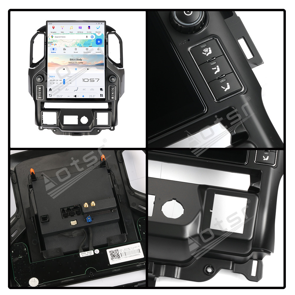 Aotsr 15.6 inch Tesla style screen For GMC Sierra, Chevy silverado 2019-2023 Car Radio Multimedia player