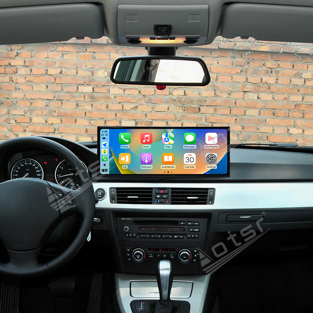 Aotsr 15.8 inch Android 14 Car Radio for BMW 3 Series 2005-2012 Wirless Carplay GPS Navigation Screen Upgrade Multimedia Player（E90）