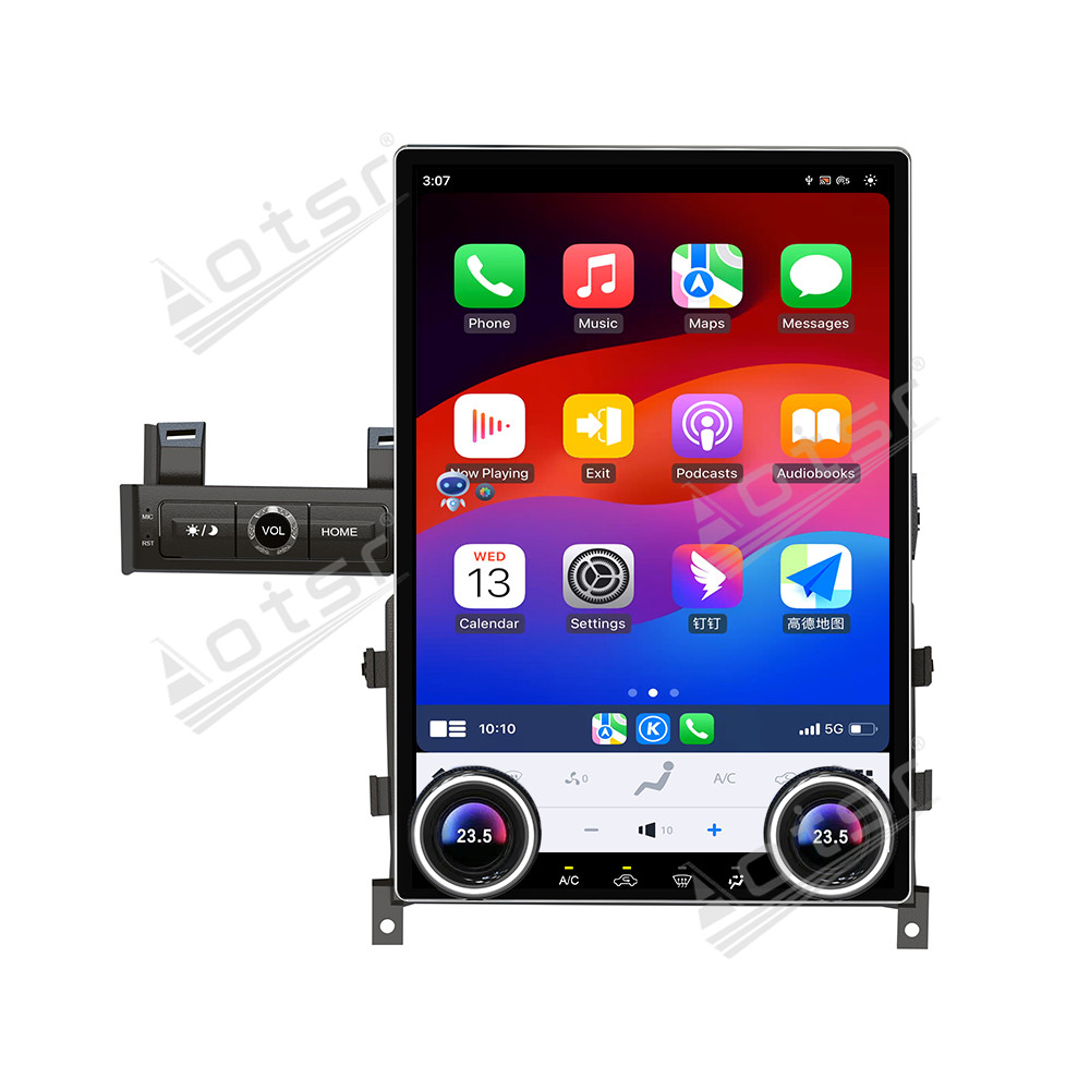 Aotsr for Nissan Skyline GTR R35 2007-2024 Android LCD instrument panel + car radio multimedia player head unit stereo GPS navigation